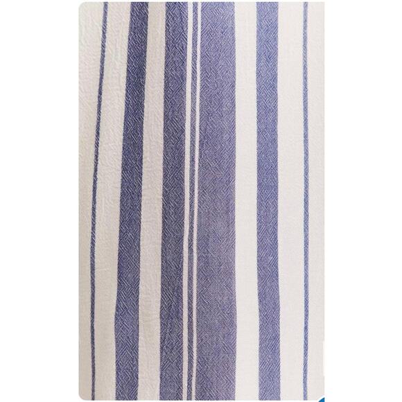 Torrid Blue & White Stripe Zip Front Drawstring Shirt Dress Size 1X - Picture 5 of 13